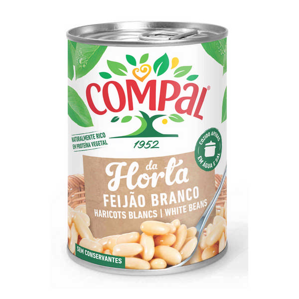 BEANS COMPAL WHITE LT 410G