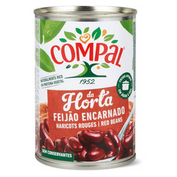 BEANS COMPAL RED LT 410G