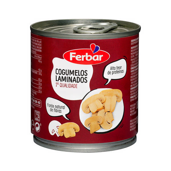 MUSHROOMS FERBAR LAMINADOS LT 185G