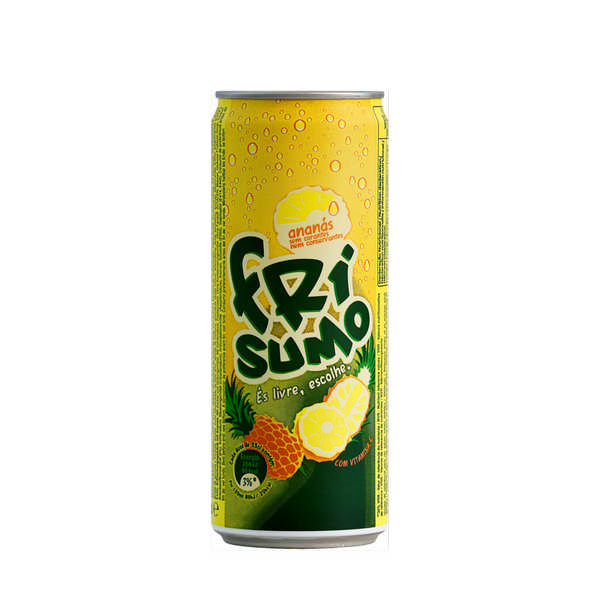 SOFTDRINK FRISUMO PINEAPPLE LT 33CL