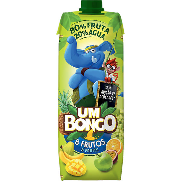 JUICE UM BONGO 8 FRUITS PR 1L