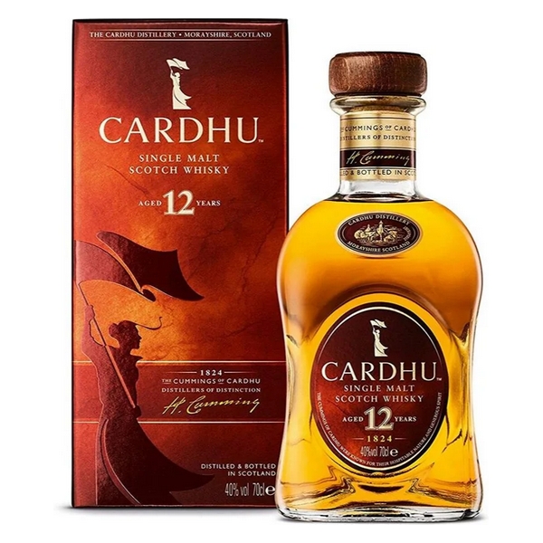WHISKY CARDHU MALTE 12A 70CL