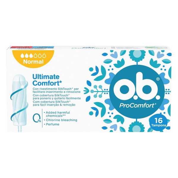 TAMPONS O.B.PROCOMFORT NORMAL 16