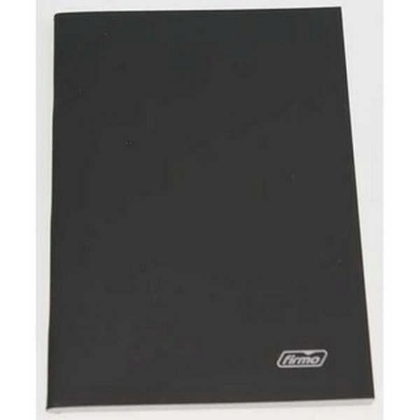 NOTEBOOK A4 FIRMO C/PRETA LISO 80F.