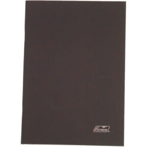 NOTEBOOK A5 FIRMO C/PRETA LISO 80F.