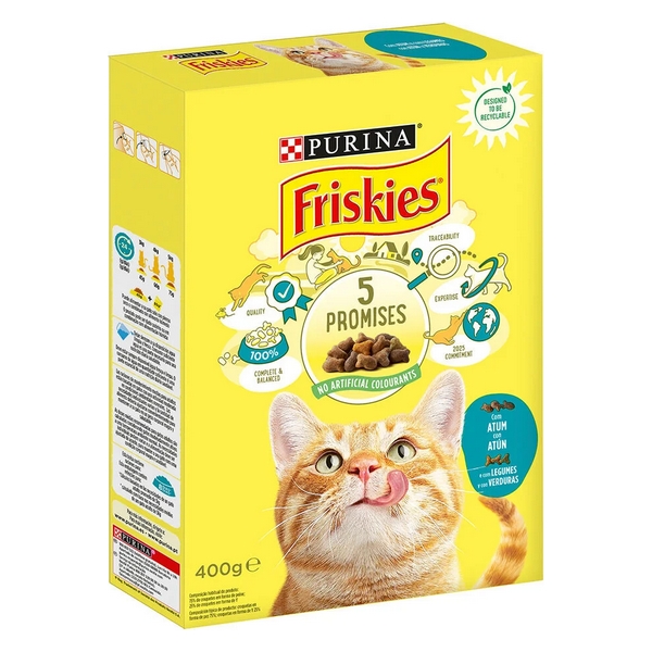 FRISKIES CAT ADULT ATUM/LEG.CT 400G