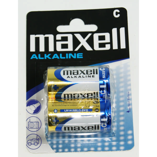 BATTERY MAXELL ALK.LR14 BL2