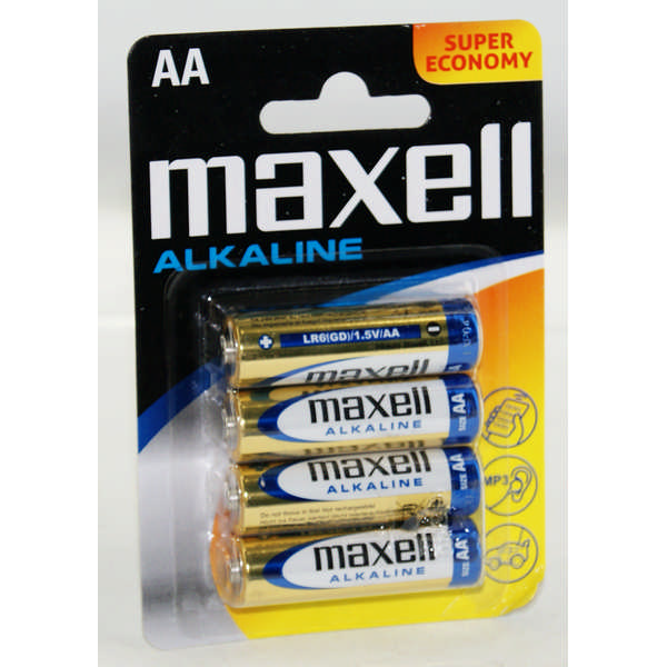 BATTERY MAXELL ALK.LR06 BL4