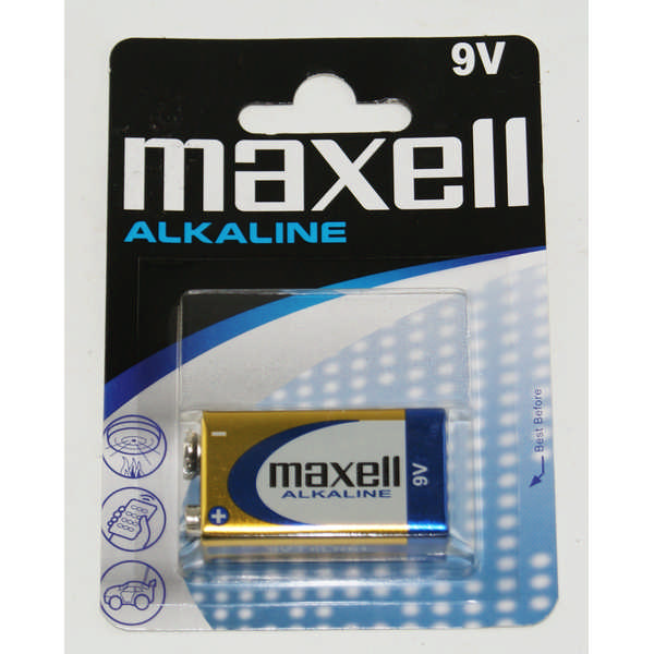BATTERY MAXELL ALK.6LF22 9V BL1