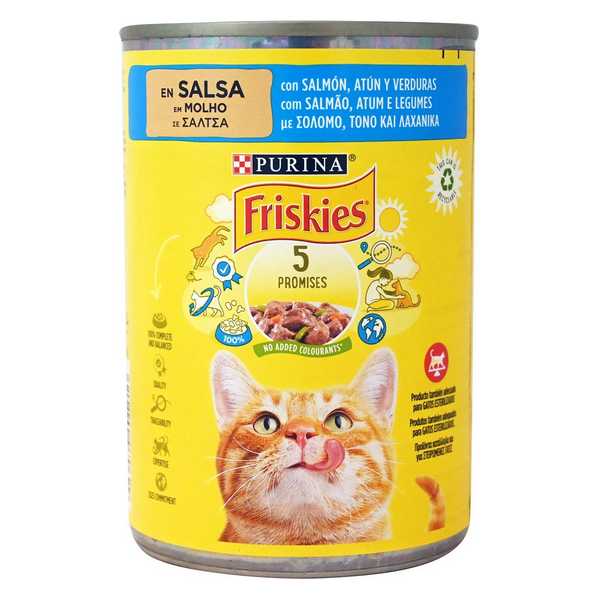 FRISKIES CAT SAUCE ATUM/SAL.LT 400G