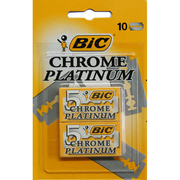 LÂMINAS BIC CHROME PLATINUM 10