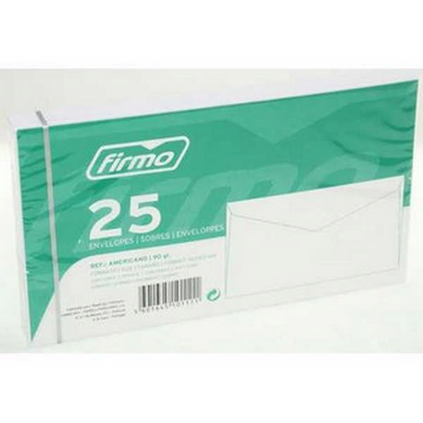 ENVELOP AMERICANO 92X163MM 25UN