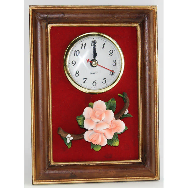 PAINTING C/FLOR/RELOGIO CQ99154