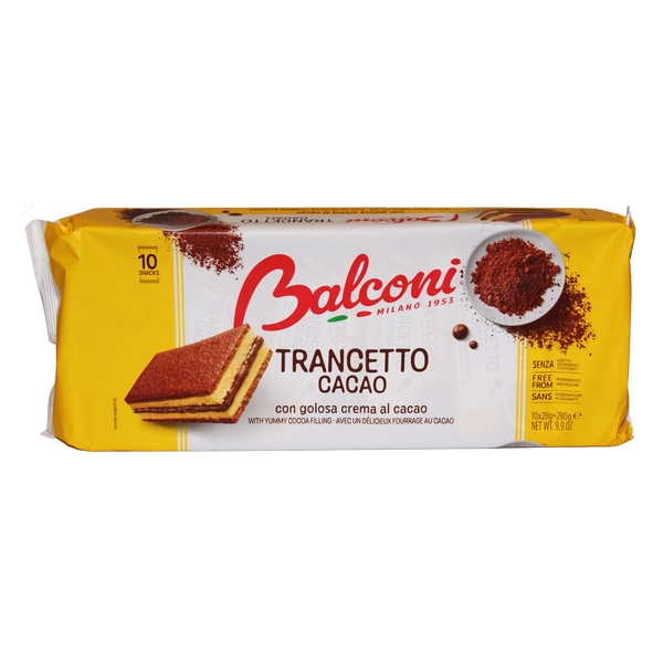SNACK BALCONI TRANCET.CACAU 280G