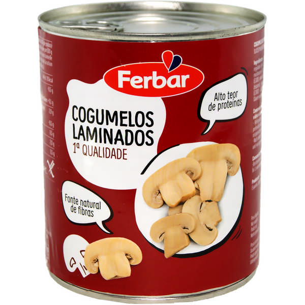 MUSHROOMS FERBAR LAMINADOS LT 780G