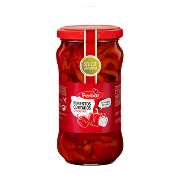 PIMENTOS FERBAR CORT.VIN.320G