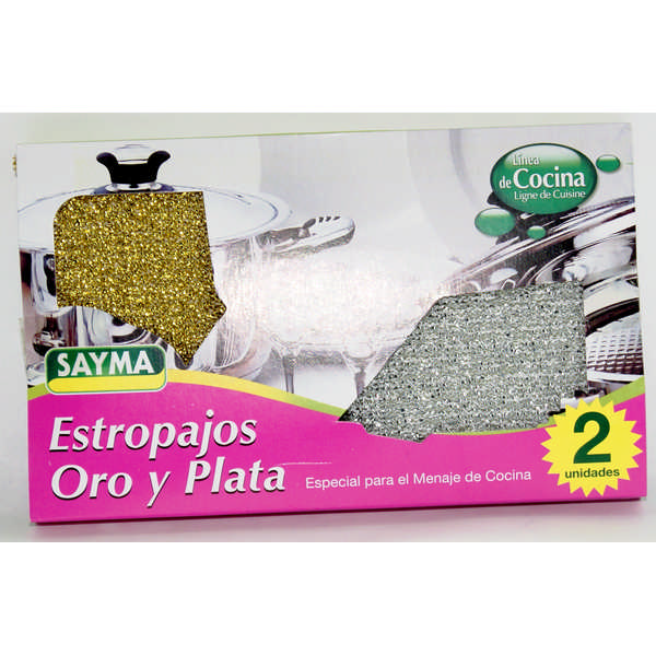 SCOURING PAD SAYMA OURO/PRA.CJ2 23