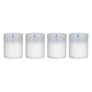 CEMETERY CANDLE MINI WHITE PK4