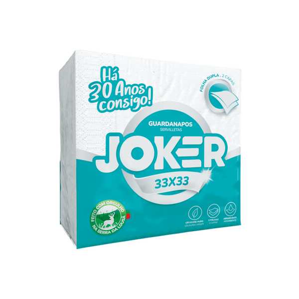 NAPKINS JOKER DUPLO 33X33 90