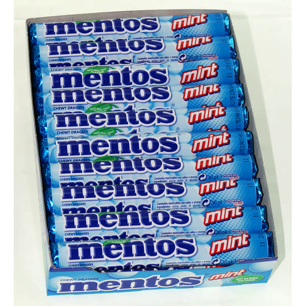 DRAGEES MENTOS MENTA 20X38G