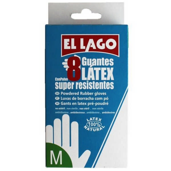 GLOVES LATEX EL LAGO(M)CX8 9797