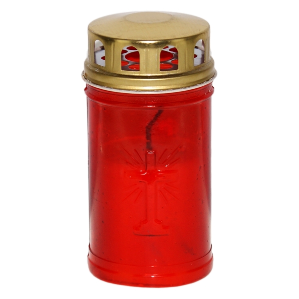 CEMETERY CANDLE 30LL RED