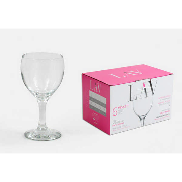 GLASS WINE MISKET CJ6 MIS521F