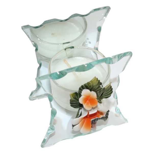 HOLDER CANDLE GLASS BA9283