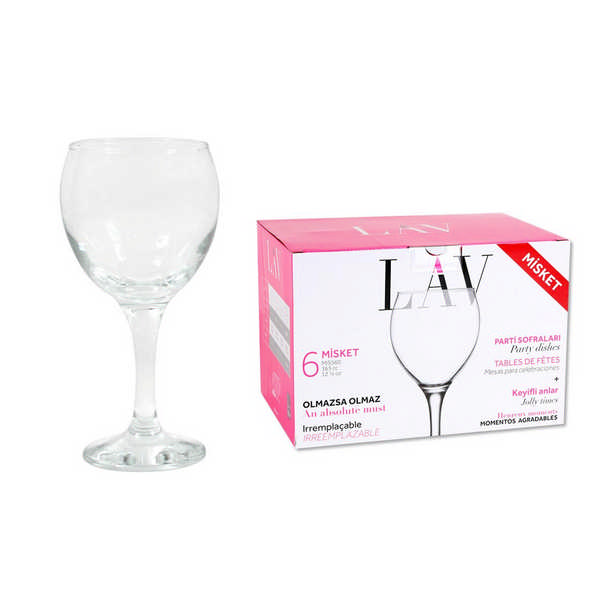 GLASS WINE MISKET CJ6 MIS560F