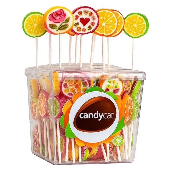 CHUPAS CANDYCAT PIRUL.FRUT.1KG