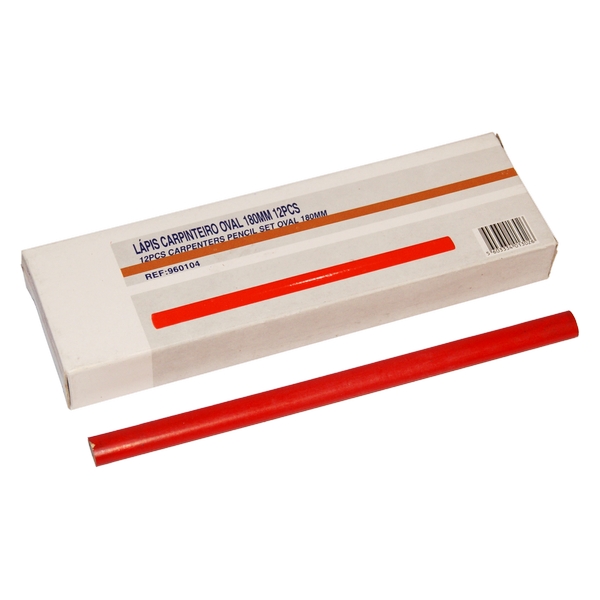 PENCIL CARPINT.180MM 12U 960104