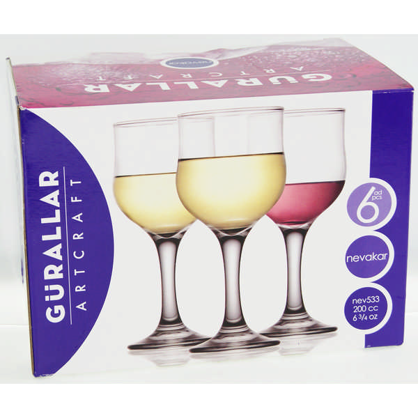 GLASS WINE NEVAKAR CJ6 NEV533