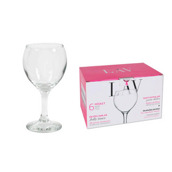 GLASS WINE MISKET CJ6 MIS549
