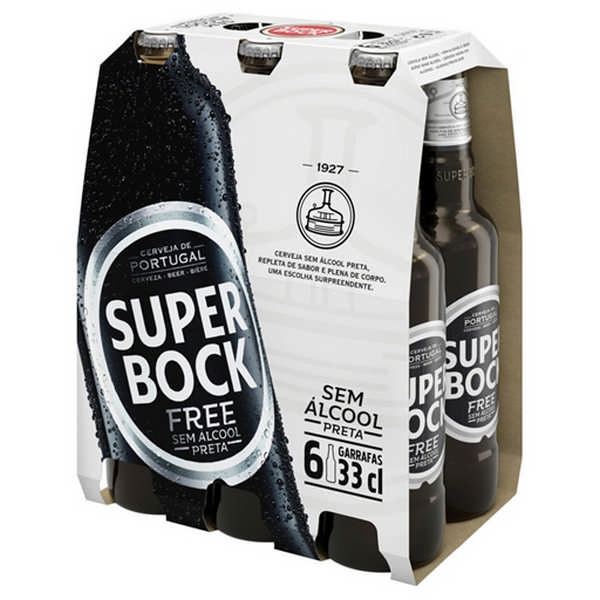 BEER SUPER BOCK FREE BLACK 6X33CL