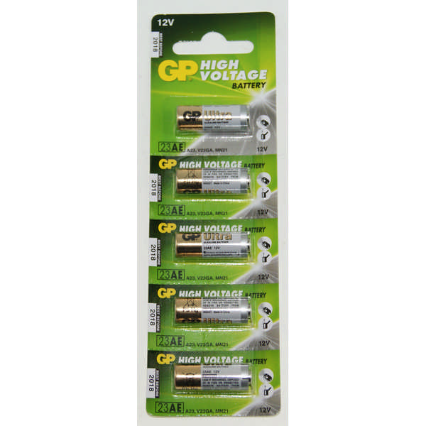 BATTERY GP ULT.ALK.23AE 12V BL5