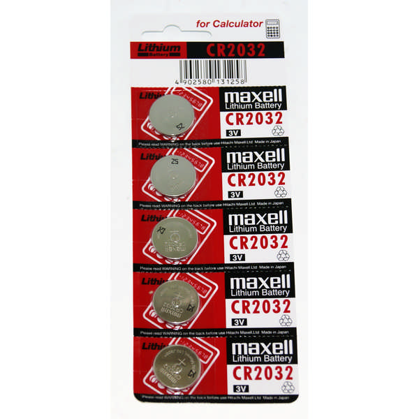 BATTERY MAXELL LITH.CR2032 BL5