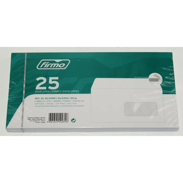ENVELOP DL 110X220 SILIC.C/J.25U
