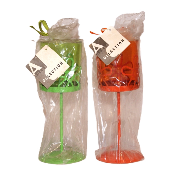 HOLDER CANDLE GLASS 06591