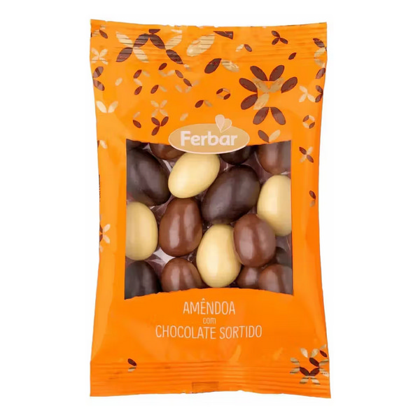 ALMOND FERBAR CHOC. SORT.SQ.100G
