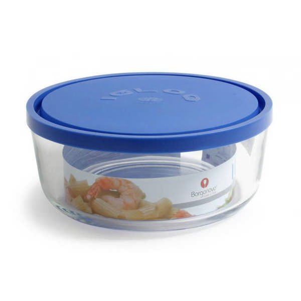 BOX GLASS BLUE 22CM 13243120