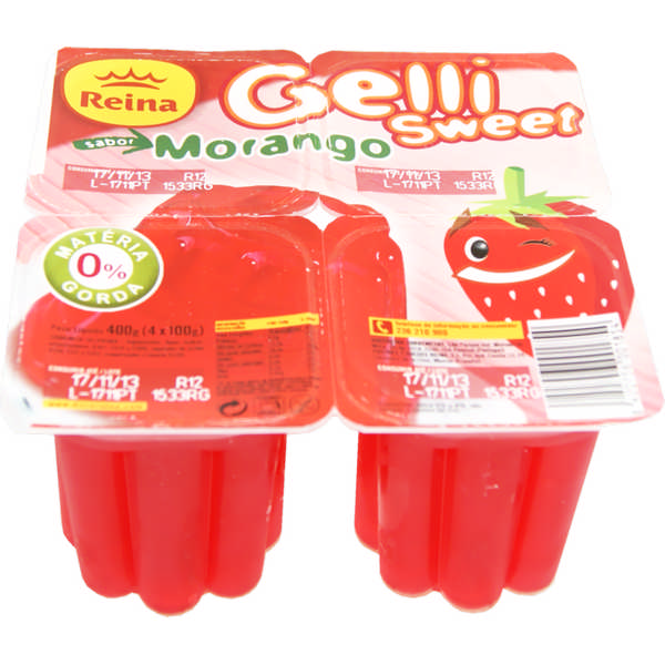 GELATIN REINA G-SW. MORANG.4X100G