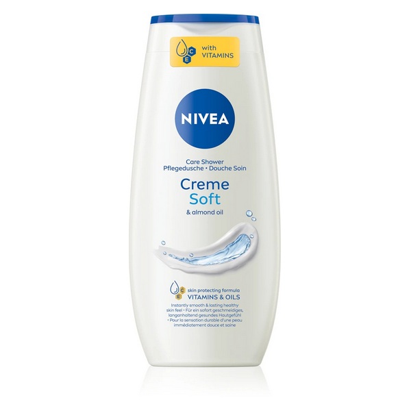 BATH GEL NIVEA CR.SOFT 250ML