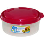 BOX PLAST. RED.18.261