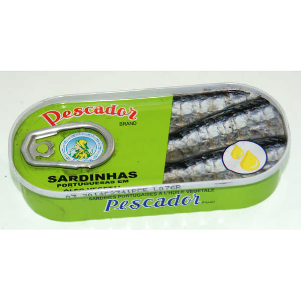 SARDINES PESCADOR OIL VEG.56G