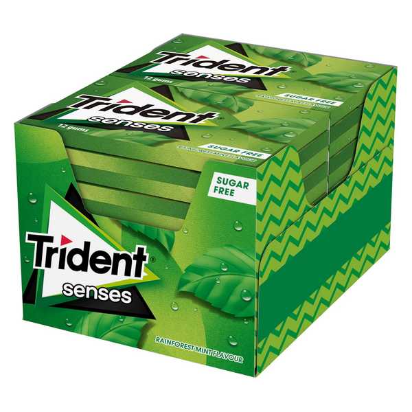 TRIDENT SENSES RAINFOR.MINT 12