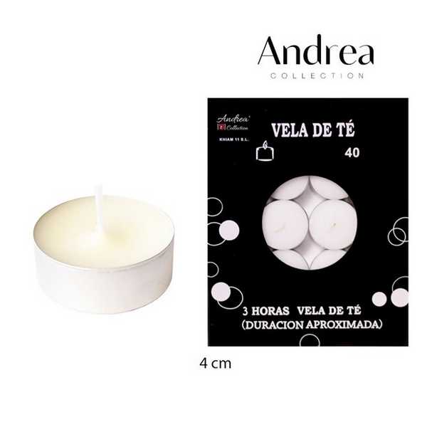 CANDLE TEE LIGHT 3H CJ40 08948