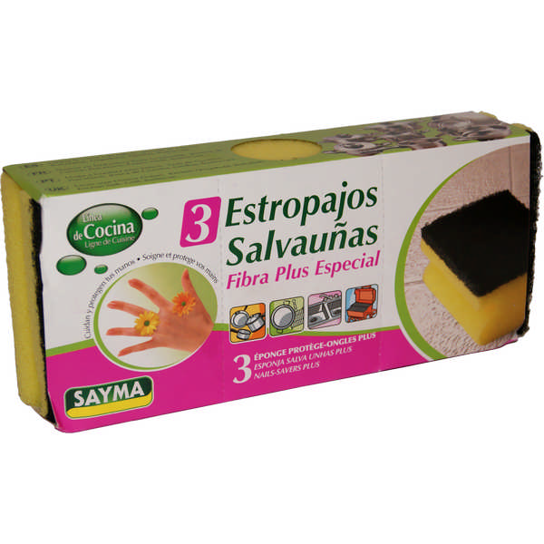 SCOURER SAYMA FIB.PLUS PK3 80