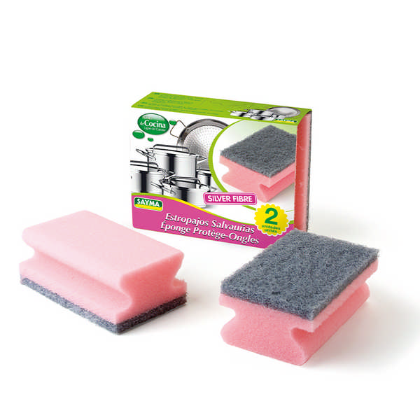 SCOURER SAYMA FIB.PRATA PK2 81