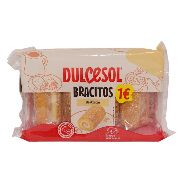 SNACK DULCESOL BRACITOS AÇUC.120G