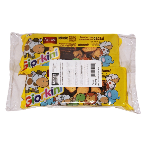 COOKIES ASINEZ GIORKINI CHOC.2X90G
